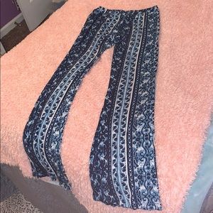 Stretchy bell bottom pants